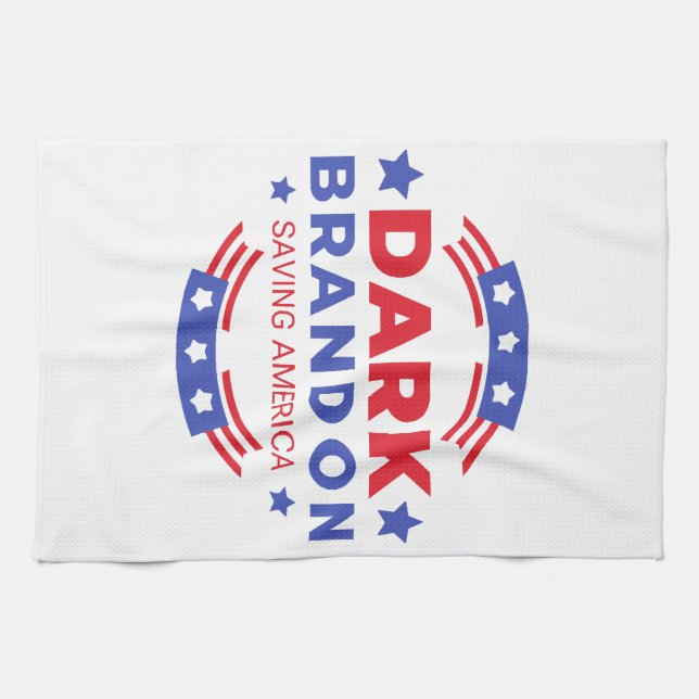Dark Brandon  Kitchen Towel (Horizontal)