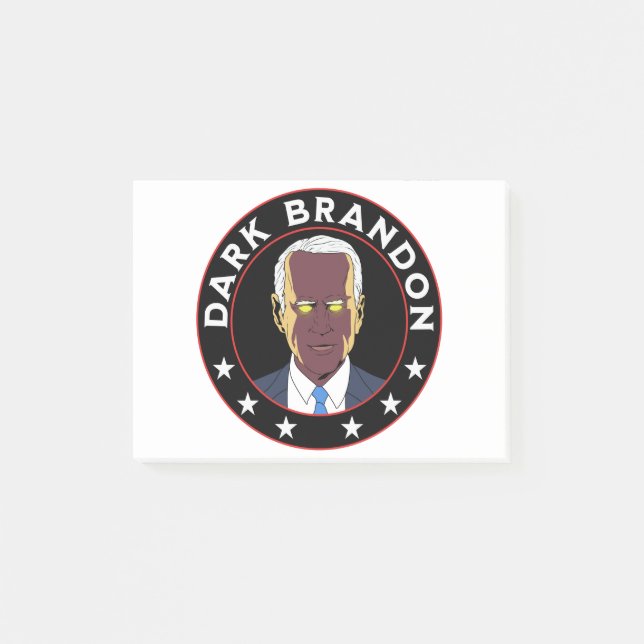 Dark Brandon Post-it Notes (Front)