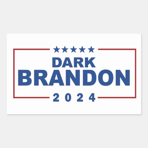 Dark Brandon Rectangular Sticker
