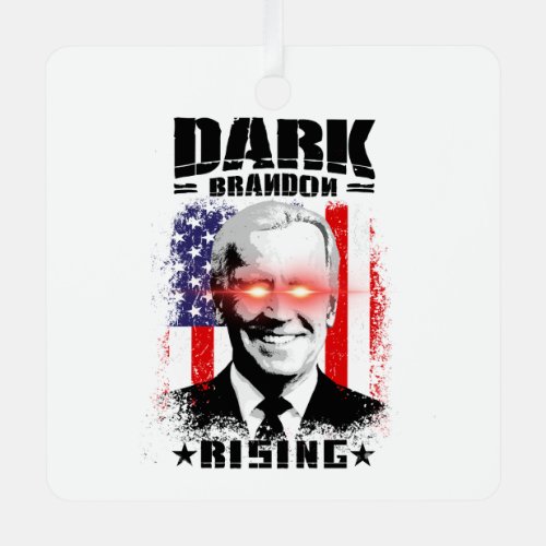 Dark Brandon Rising Metal Ornament