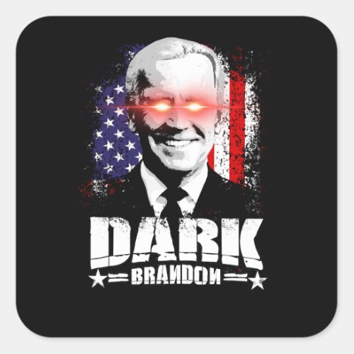Dark Brandon Square Sticker