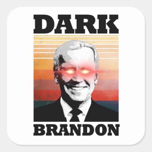 Dark Brandon Square Sticker