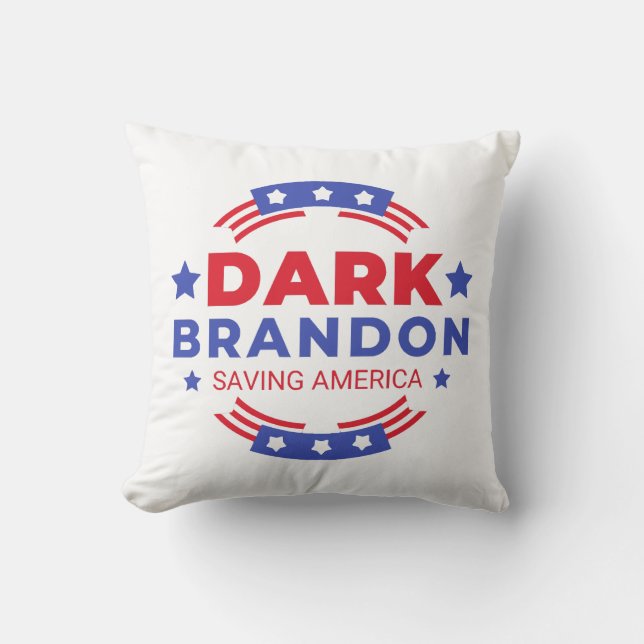 Dark Brandon  Throw Pillow (Front)