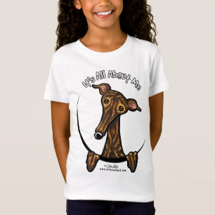 Dark Brindle Greyhound IAAM T-Shirt