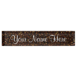 Bronze Desk Name Plates | Zazzle