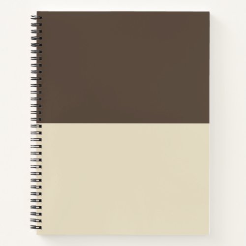 Dark Brown and Pearl Notebook