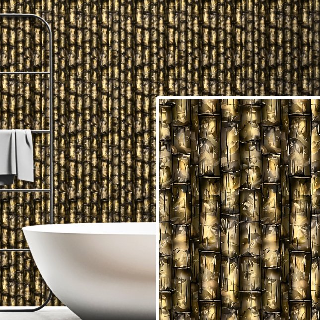 Dark  Brown Bamboo Wall Fence (Creator Uploaded)
