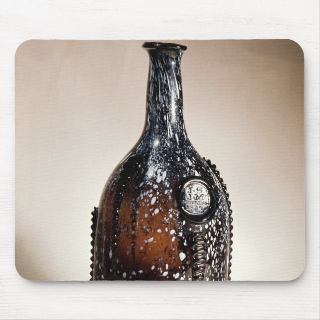 Dark brown bottle, probably Nailsea Mouse Pad (Front)