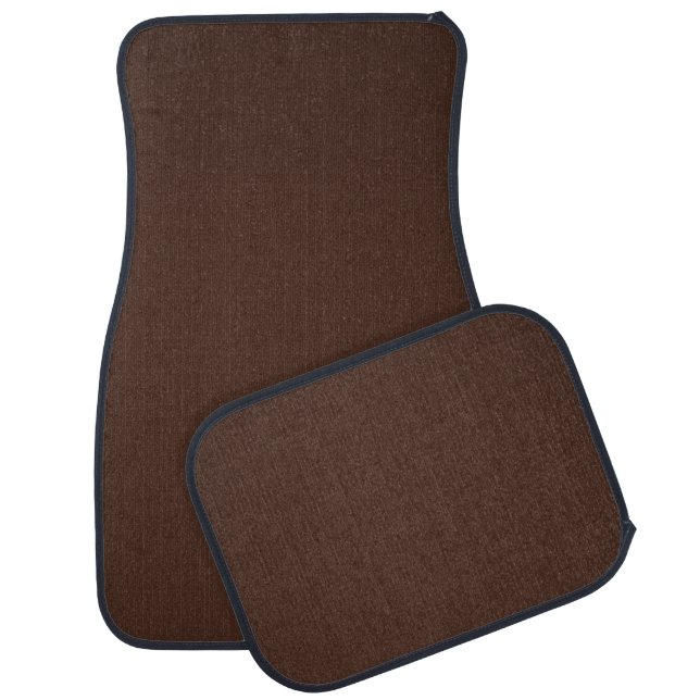 Dark Brown  Car Floor Mat (Set)