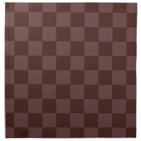 Dark Brown Checkerboard