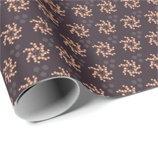 Dark brown Christmas Wrapping Paper
