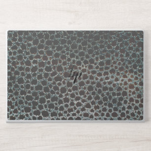 Dark Brown Crocodile Leather Texture Design HP Laptop Skin