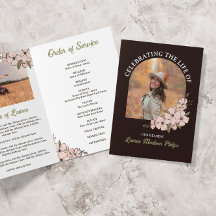 Dark Brown Floral Arch Photo Celebrating Life