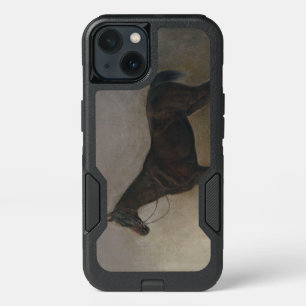 Dark Brown Gelding Horse (Vintage Animal Art) iPhone 13 Case