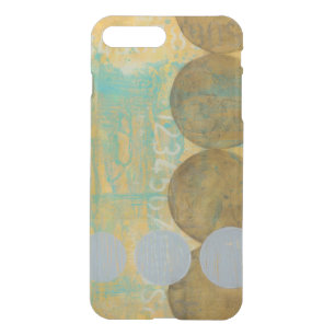 Dark Brown & Grey Circles with Numbers Numbers iPhone 8 Plus/7 Plus Case