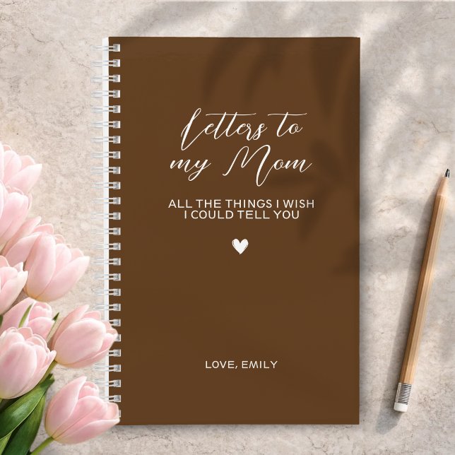 Dark Brown Grief Journal for Loss of Mother (Creator Uploaded)