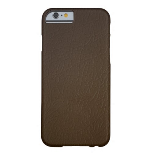 Dark Brown Leather Look iPhone 6 case