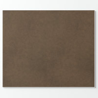 Dark Brown, Beige, Parallel Stitched Leather Effect Wrapping Paper