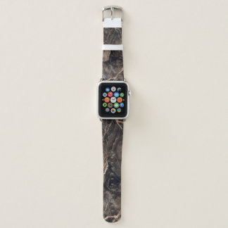 Dark Brown Marble Gold Veins Apple Watch Band