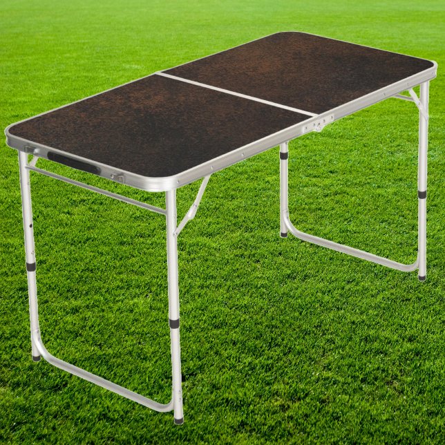 Dark Brown Monazite Stone Tailgate Beer Pong Table (Creator Uploaded)