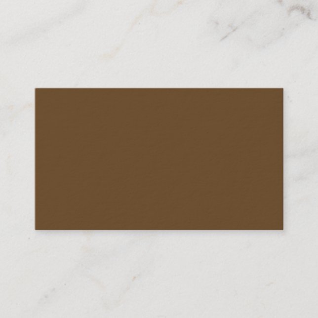 Dark Brown Premium Business Card (Front)