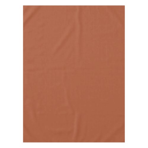 Dark Brown Terracotta Clay Solid Color 022_40_26 Tablecloth