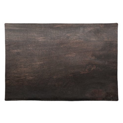 Dark Brown Wood Cloth Placemat