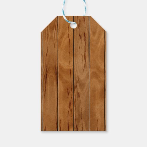 Dark brown wooden floor texture gift tags