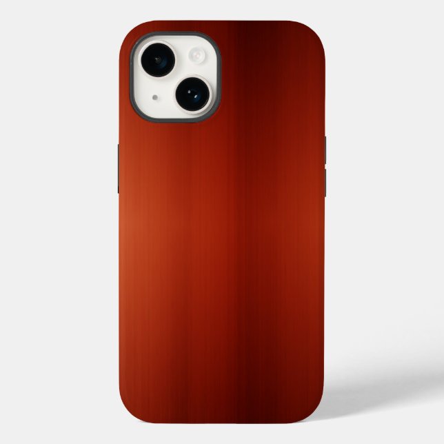 Dark Brushed Mahogany Case-Mate iPhone Case (Back)