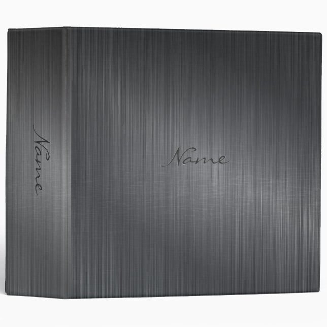Dark & Brushed Metal 2 Binder (Front/Spine)
