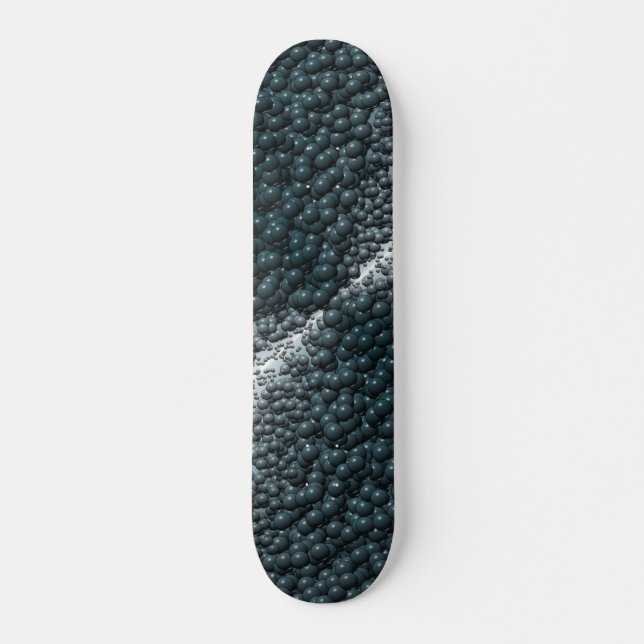 Dark Bubbles Camo Skateboard Deck (Front)