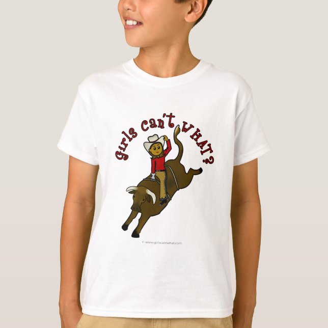 Dark Bull Rider T-Shirt (Front)