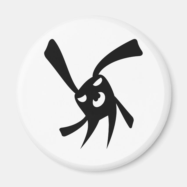 Dark Bunny Magnet (Front)