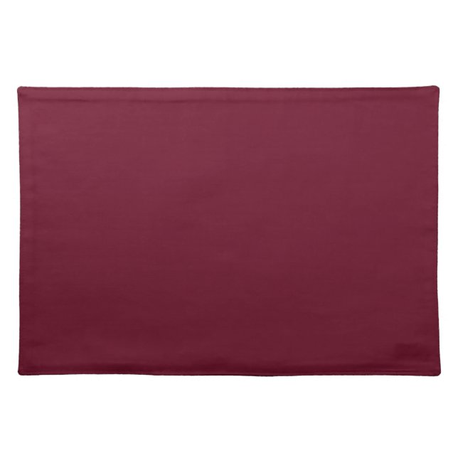Dark Burgundy Cloth Placemat (Front)