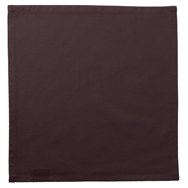Dark Burgundy | Plain Burgundy  Cloth Napkin (Front)
