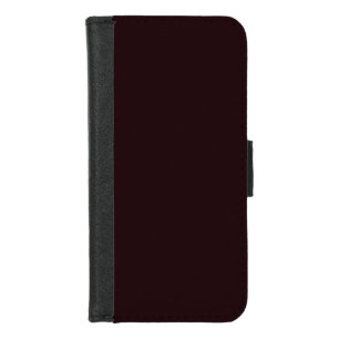 Dark Burgundy   Plain Burgundy  iPhone 8/7 Wallet Case