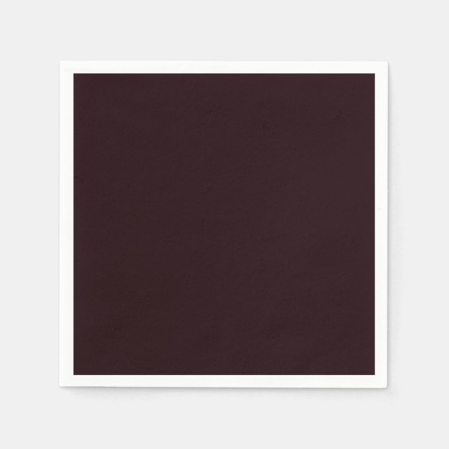 Dark Burgundy | Plain Burgundy  Napkins (Front)