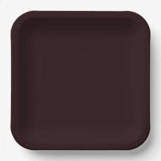 Dark Burgundy | Plain Burgundy Paper Plates