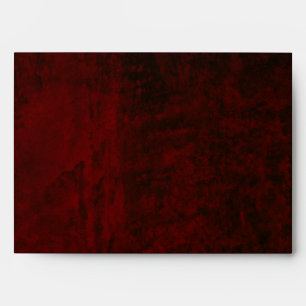 Dark Burgundy Red Marble Texture Envelope