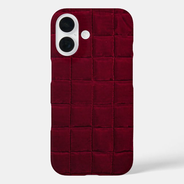 Dark Burgundy Stylish Elegant Aesthetic Design Case-Mate iPhone Case (Back)