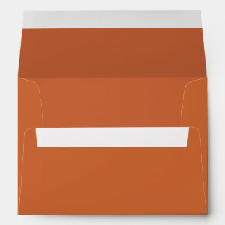 Burnt Orange Printed & Mailing Envelopes | Zazzle