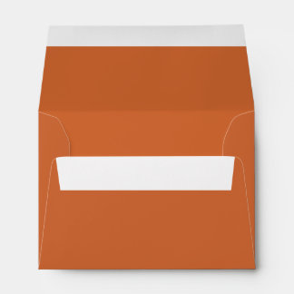 Burnt Orange Printed & Mailing Envelopes | Zazzle