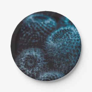 Dark Cactus Paper Plates