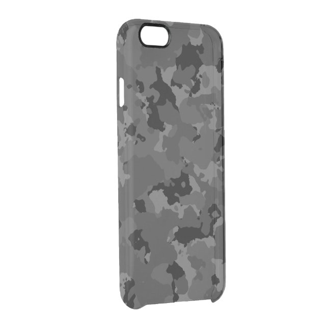 Dark Camo Uncommon iPhone Case (Back/Right)