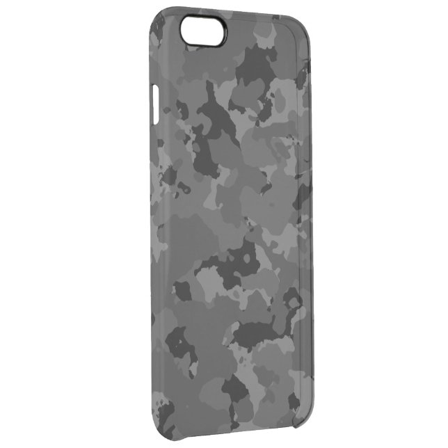 Dark Camo Uncommon iPhone Case (Back/Right)