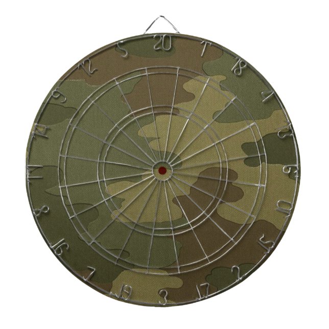 Dark Camouflage Dart Board (Front)