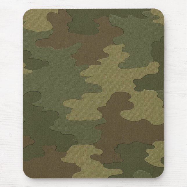 Dark Camouflage Mouse Pad (Front)