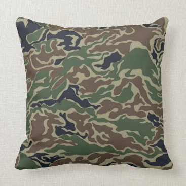 Dark Camouflage throw Pillow Dark Camouflage throw Pillow