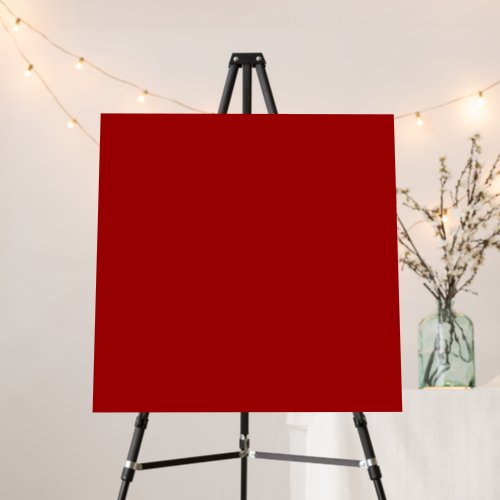 Dark Candy Apple Red Solid Color Foam Board