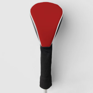 Dark Candy Apple Red Solid Color Golf Head Cover